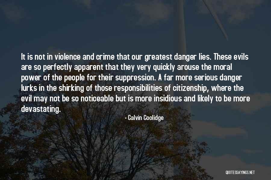 Suppression Quotes By Calvin Coolidge