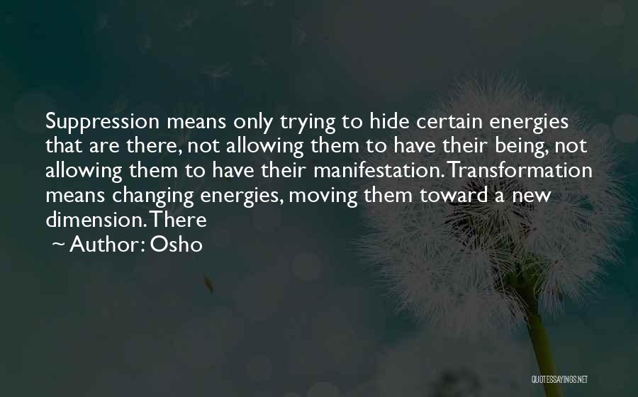 Suppression Quotes By Osho