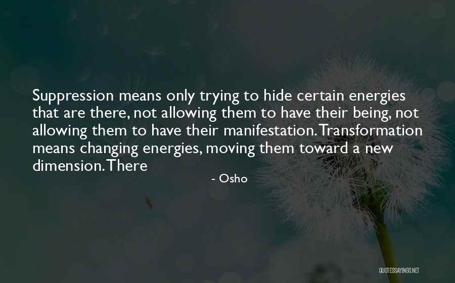 Suppression Quotes By Osho