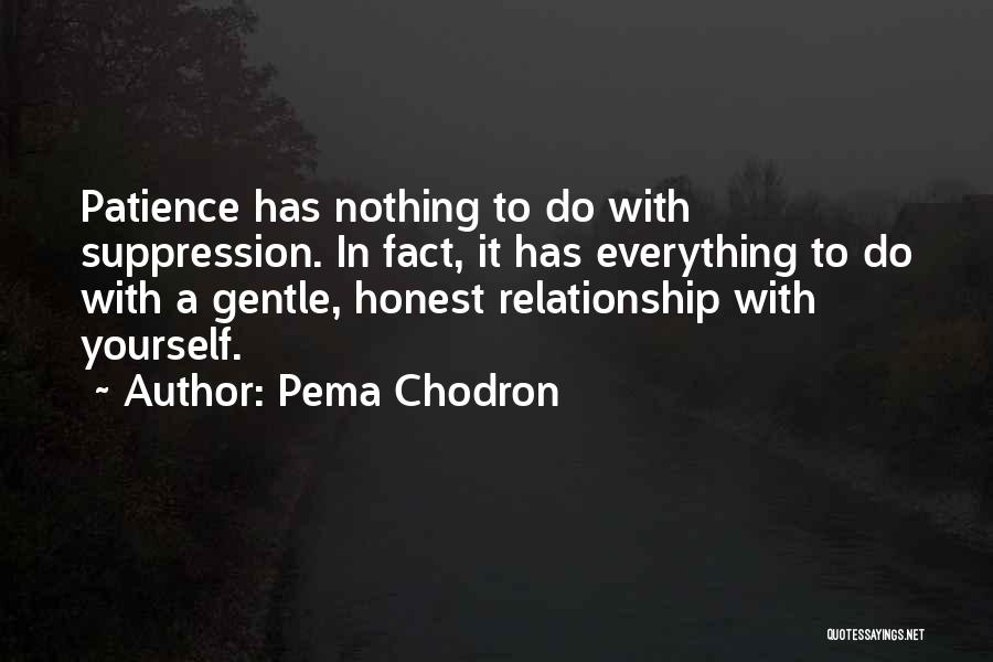 Suppression Quotes By Pema Chodron