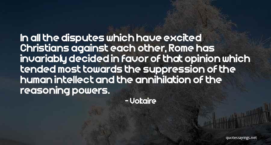 Suppression Quotes By Voltaire