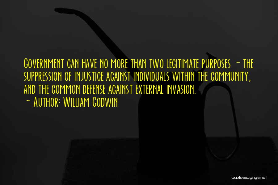 Suppression Quotes By William Godwin
