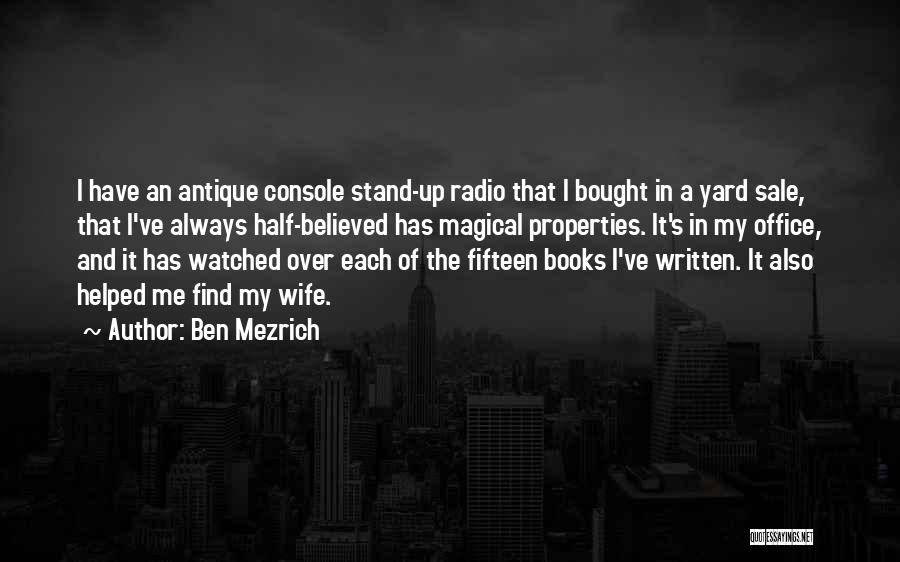 Supra Tele Quotes By Ben Mezrich