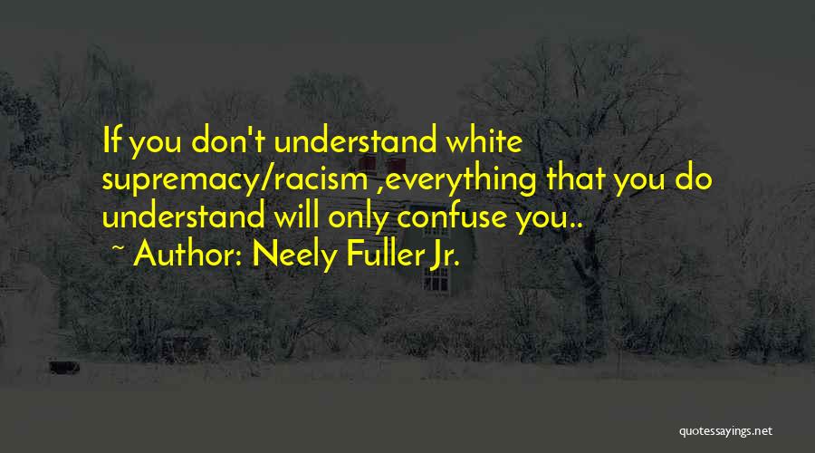 Supremacy Quotes By Neely Fuller Jr.