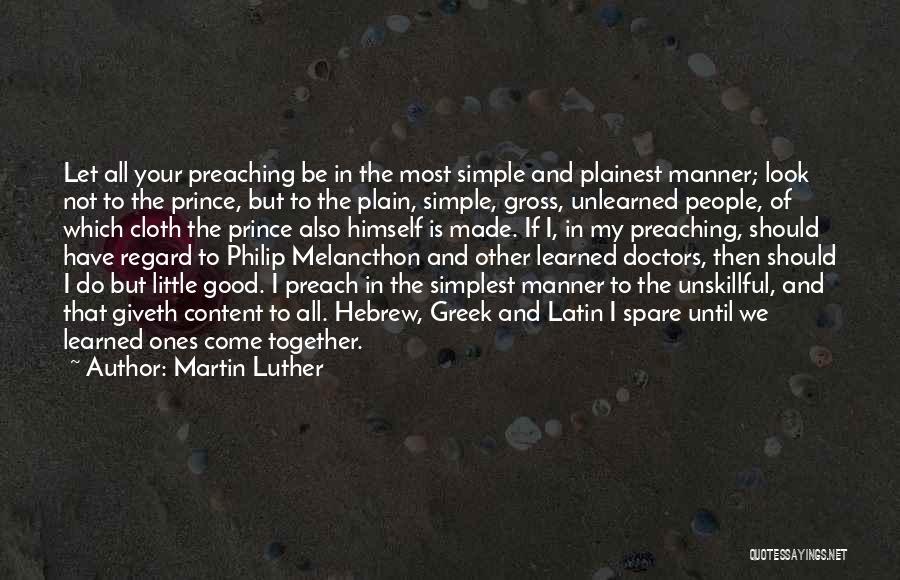 Supreme Commander Thor Quotes By Martin Luther