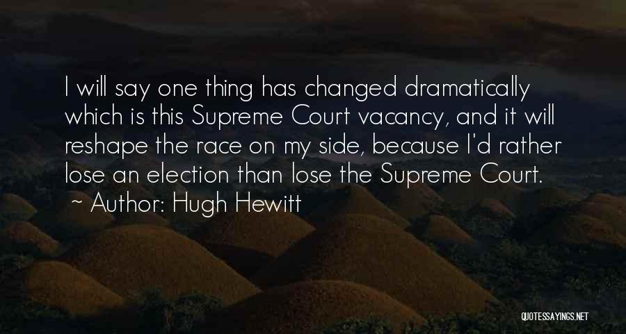 Supreme Court Quotes By Hugh Hewitt