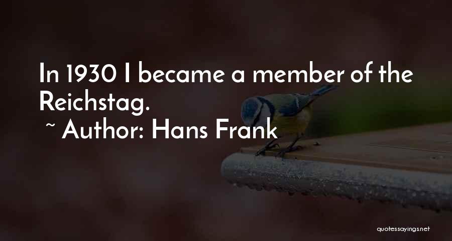 Surbiton Golf Quotes By Hans Frank