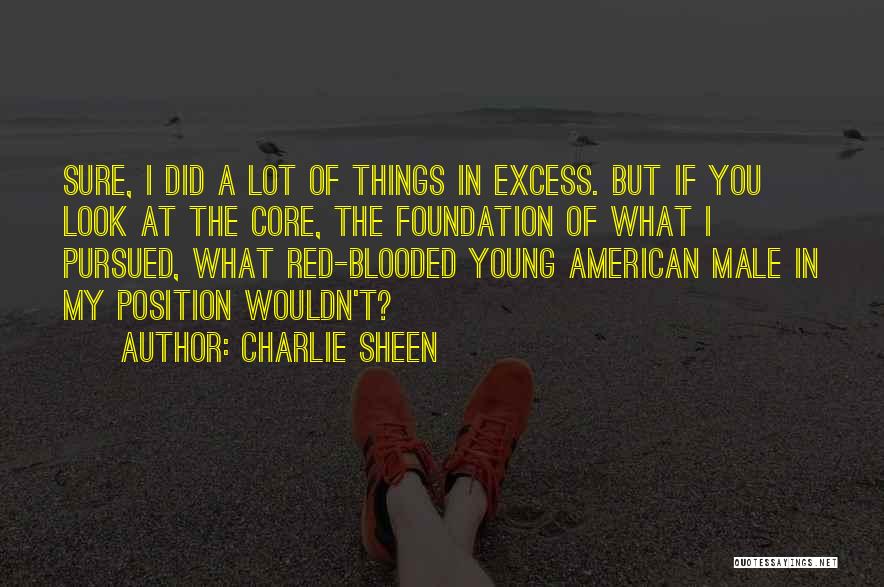 Sure Foundation Quotes By Charlie Sheen