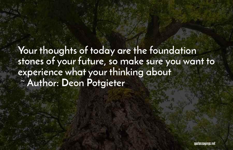 Sure Foundation Quotes By Deon Potgieter