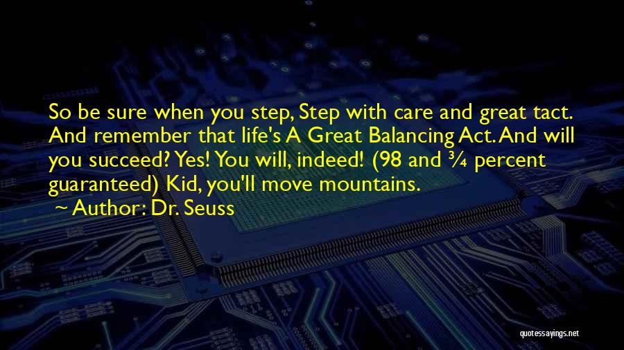 Sure Success Quotes By Dr. Seuss