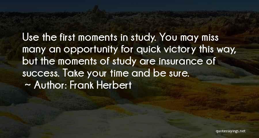 Sure Success Quotes By Frank Herbert