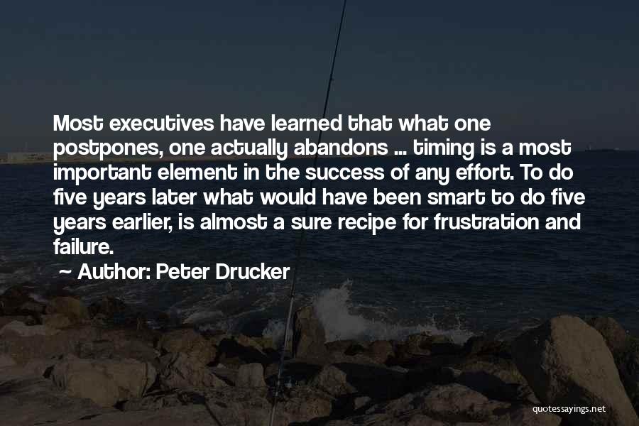 Sure Success Quotes By Peter Drucker