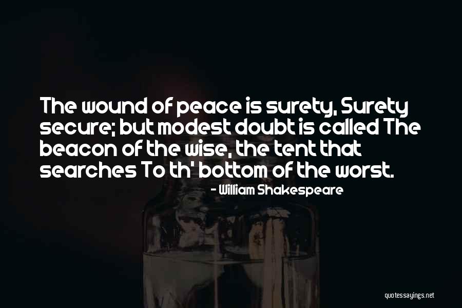 Surety Quotes By William Shakespeare Surety Quotes By William Shakespeare