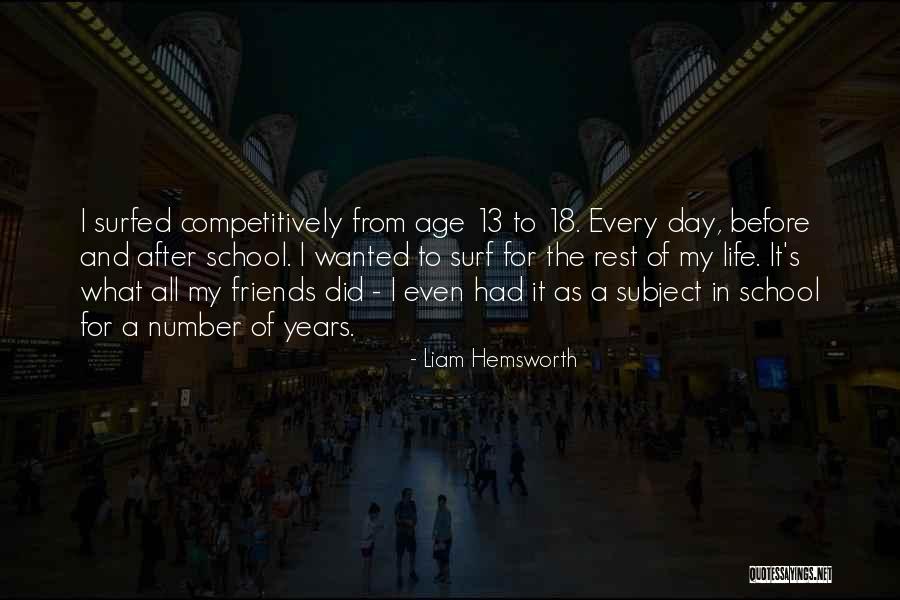 Surf Life Quotes By Liam Hemsworth Surf Life Quotes By Liam Hemsworth