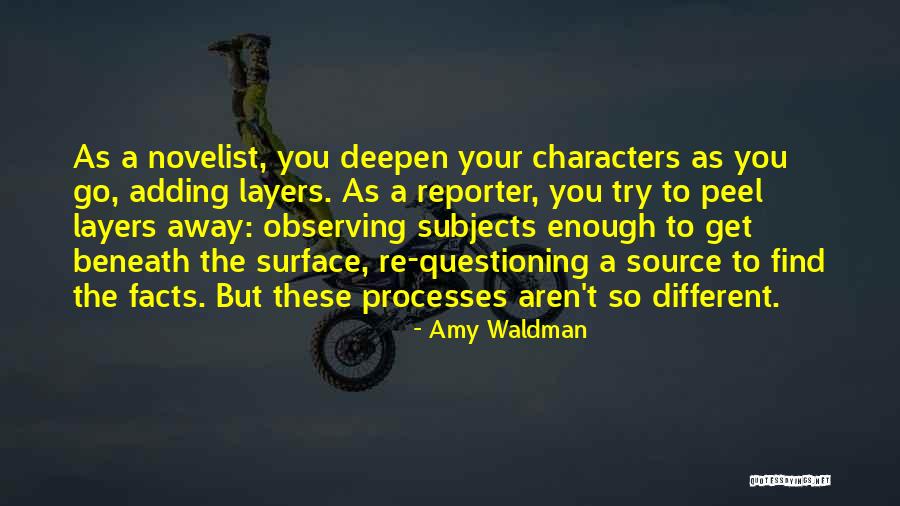 Surface And Source Quotes By Amy Waldman Surface And Source Quotes By Amy Waldman