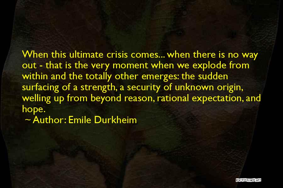 Surfacing Quotes By Emile Durkheim
