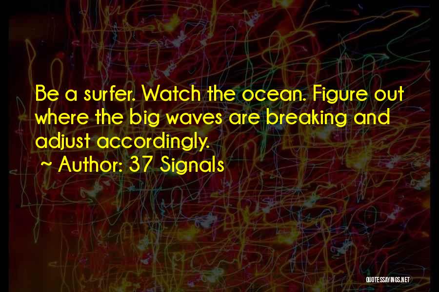 Surfer Quotes By 37 Signals