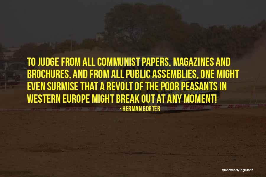 Surmise Quotes By Herman Gorter