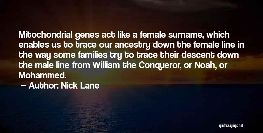 Surname Quotes By Nick Lane