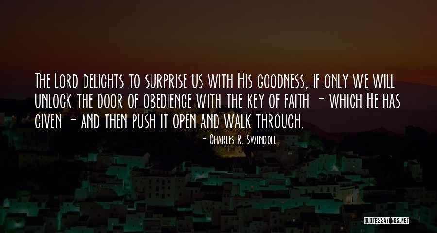 Surprise And Delight Quotes By Charles R. Swindoll