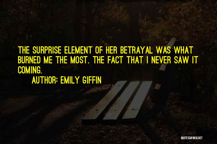Surprise Element Quotes By Emily Giffin