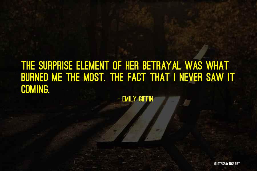 Surprise Element Quotes By Emily Giffin