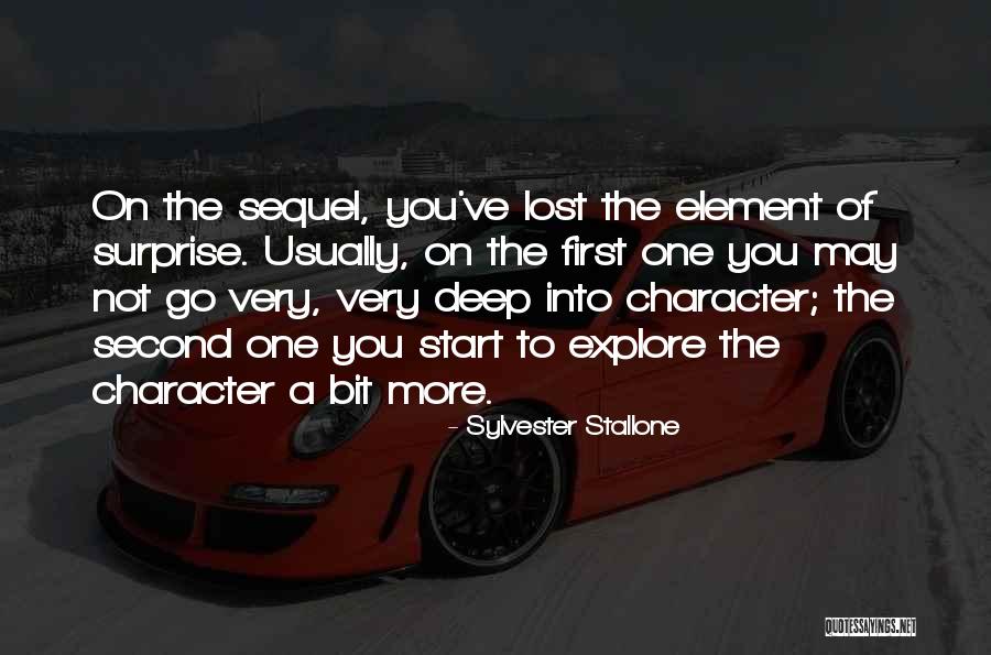 Surprise Element Quotes By Sylvester Stallone