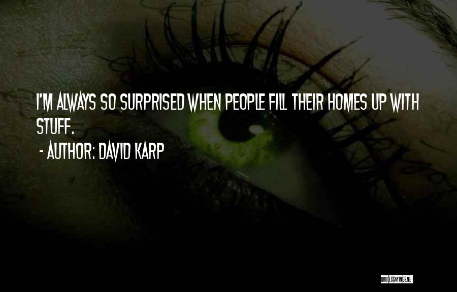 Surprised Quotes By David Karp