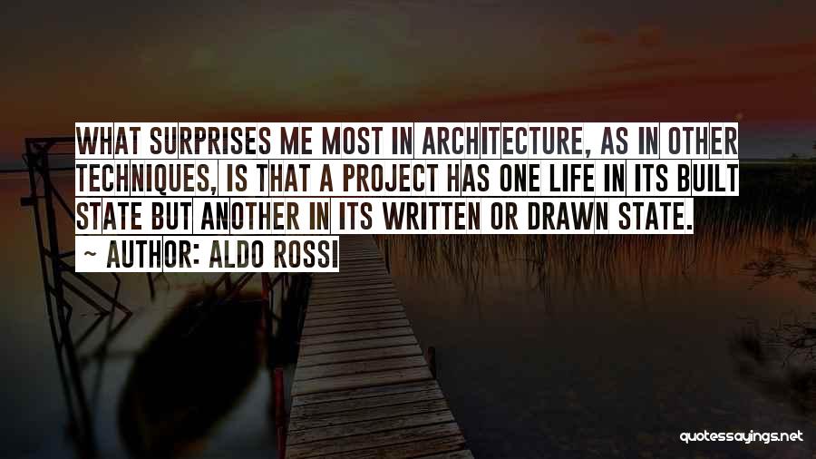 Surprises In Life Quotes By Aldo Rossi