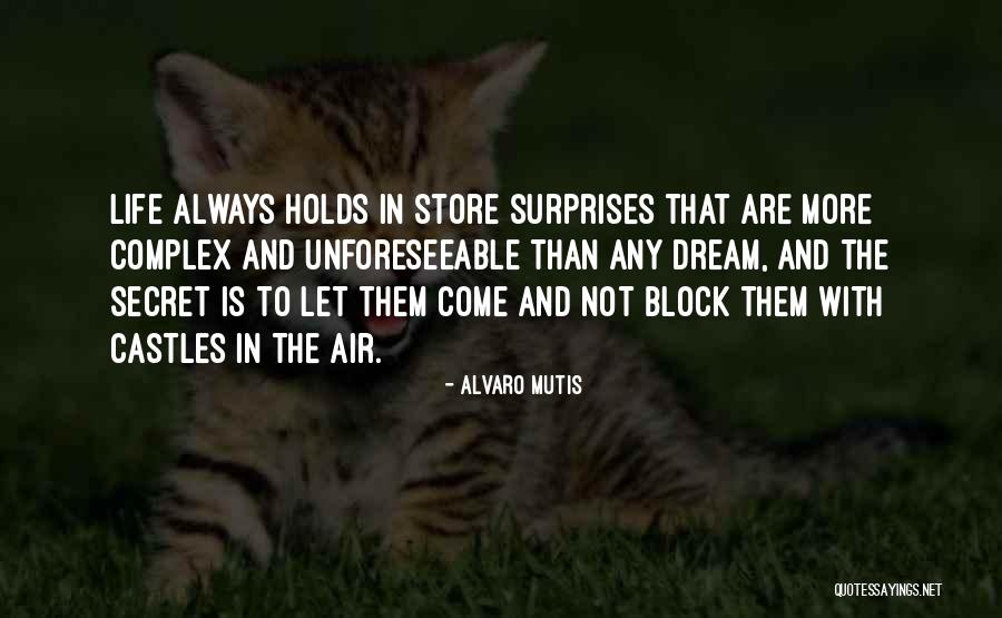 Surprises In Life Quotes By Alvaro Mutis