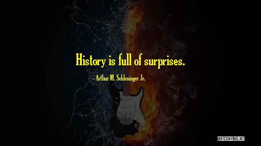 Surprises Of Life Quotes By Arthur M. Schlesinger Jr.