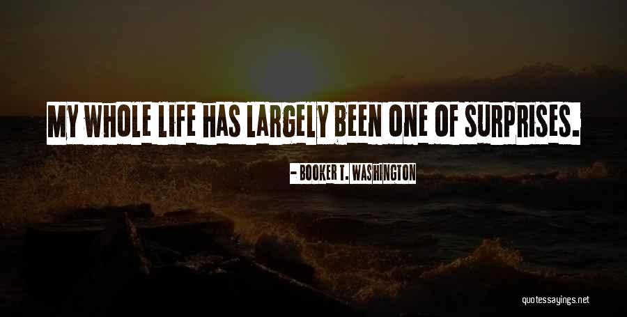 Surprises Of Life Quotes By Booker T. Washington Surprises Of Life Quotes By Booker T. Washington