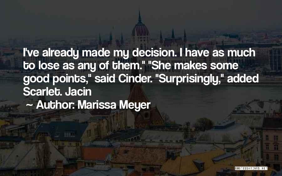 Surprisingly Good Quotes By Marissa Meyer