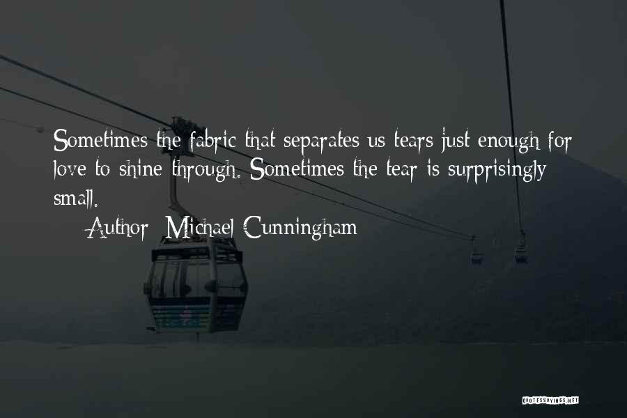 Surprisingly Love Quotes By Michael Cunningham