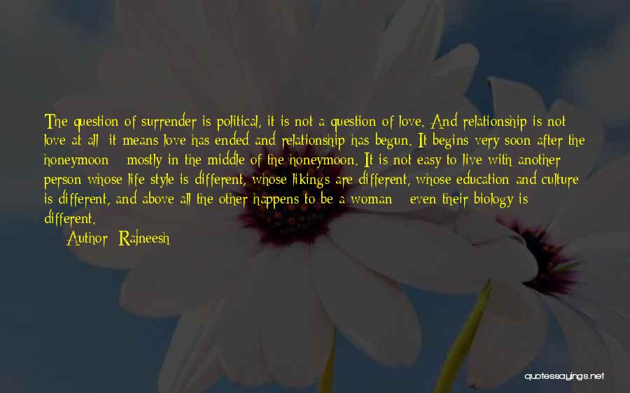 Surrender And Love Quotes By Rajneesh