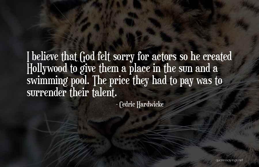 Surrender God Quotes By Cedric Hardwicke Surrender God Quotes By Cedric Hardwicke
