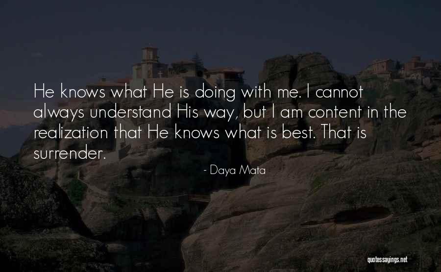 Surrender God Quotes By Daya Mata Surrender God Quotes By Daya Mata