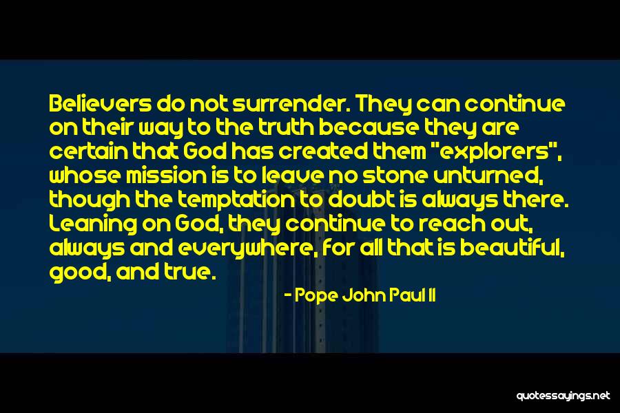 Surrender God Quotes By Pope John Paul II Surrender God Quotes By Pope John Paul II