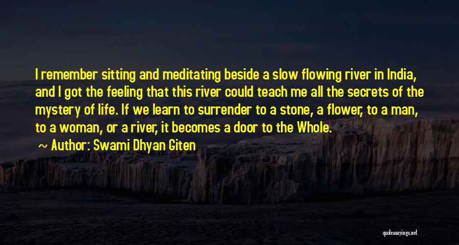 Surrender My Life To God Quotes By Swami Dhyan Giten