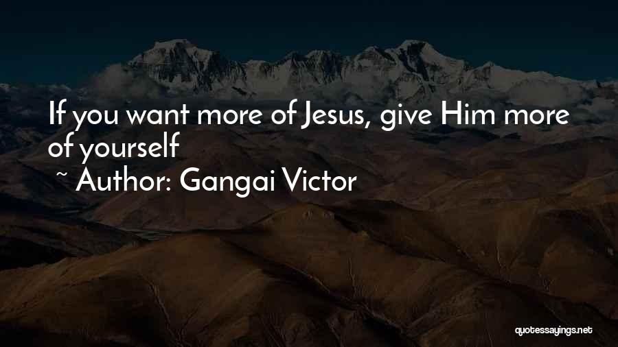 Surrender To God Quotes By Gangai Victor