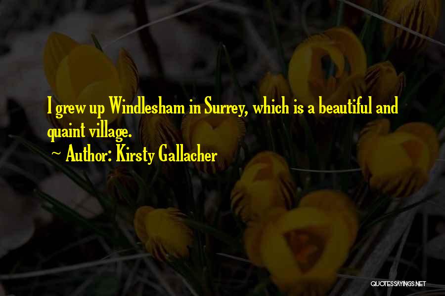 Surrey Quotes By Kirsty Gallacher