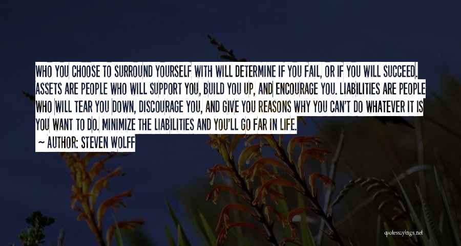 Surround Yourself Quotes By Steven Wolff