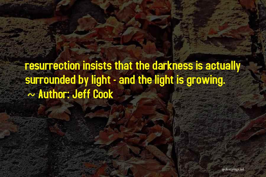 Surrounded By Darkness Quotes By Jeff Cook