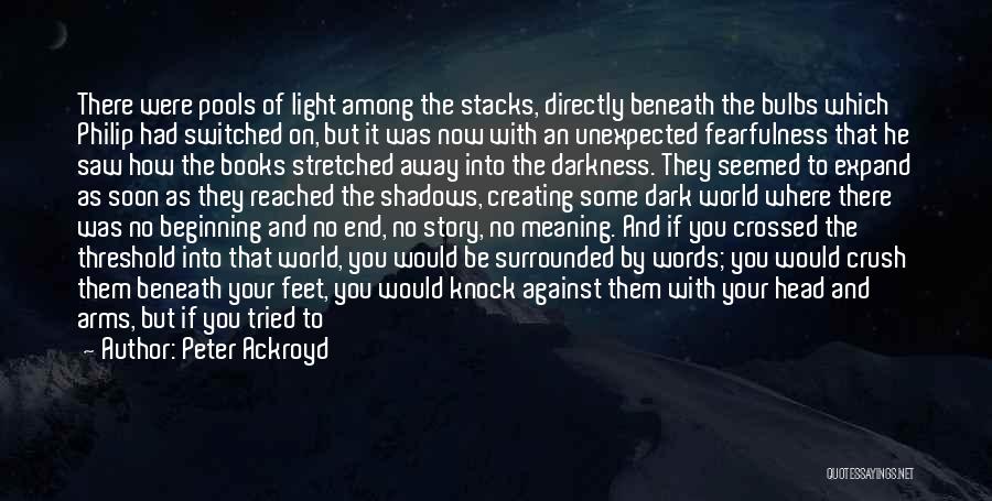 Surrounded By Darkness Quotes By Peter Ackroyd