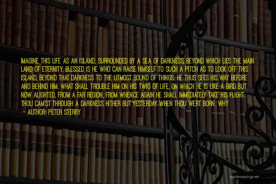 Surrounded By Darkness Quotes By Peter Sterry