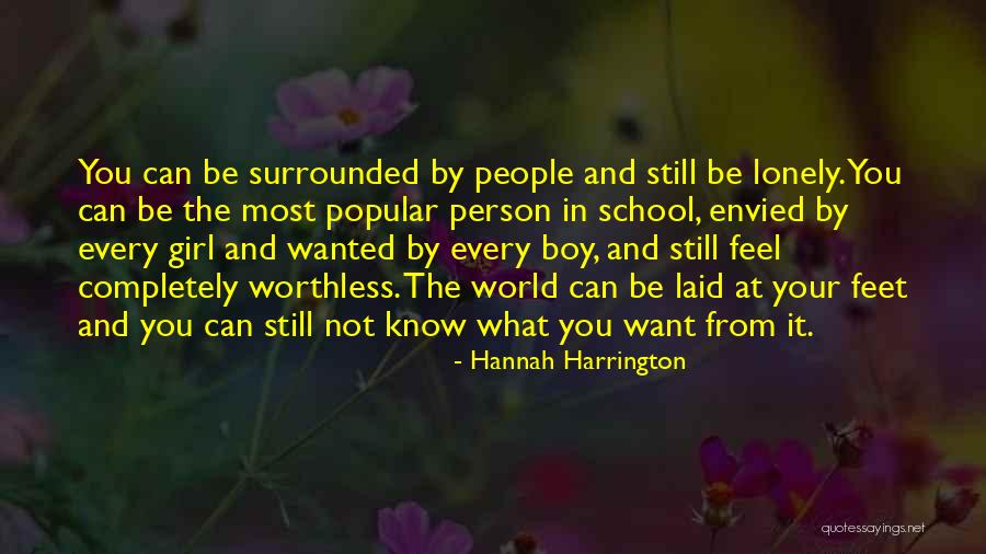 Surrounded By People Quotes By Hannah Harrington Surrounded By People Quotes By Hannah Harrington