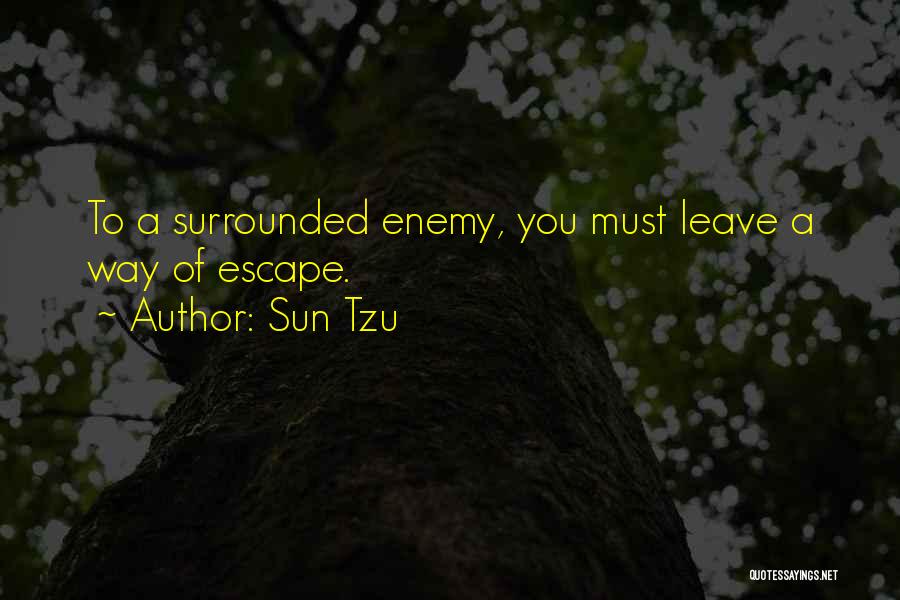 Surrounded War Quotes By Sun Tzu