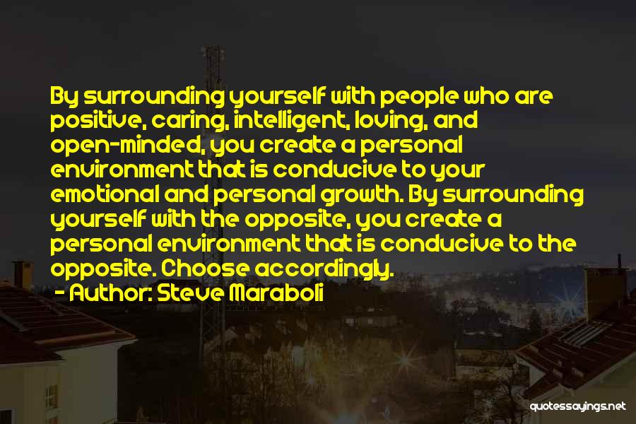 Surrounding Yourself Quotes By Steve Maraboli
