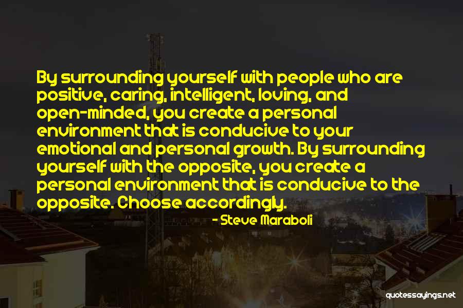 Surrounding Yourself Quotes By Steve Maraboli