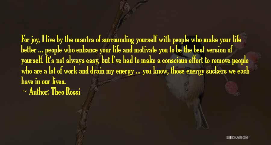Surrounding Yourself Quotes By Theo Rossi